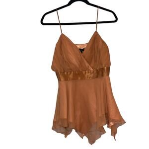 NWT Spenser Jeremy V Neck Spaghetti Strap Blouse